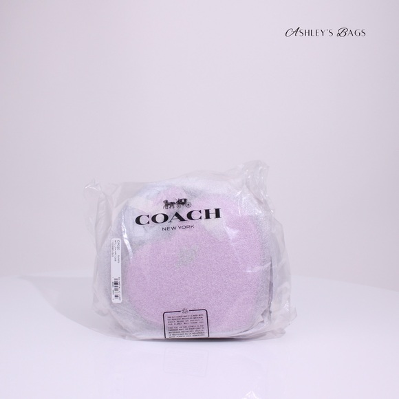 Coach Heart Crossbody In Metallic Lilac - Picture 2 of 7